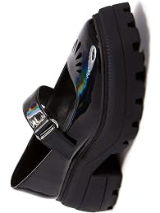 Katy Perry Collections Shoes - KATY PERRY 'The Geli' Combat Mary Jane, BLACK